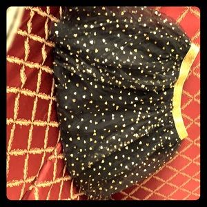 Little girls black & gold skirt.  Great condition.